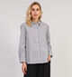 Vero Moda Inge Blauw Gestreept hemd voor dames (352142)