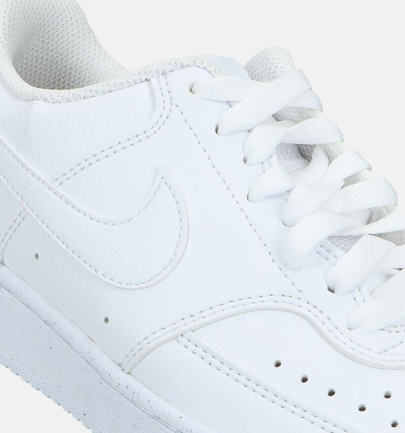 Nike Court Vision Low Next Nature Baskets en Blanc pour femmes (332405)