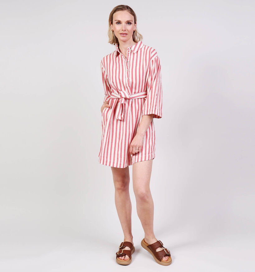 Vila Prisilla Loose Robe en Rouge pour femmes (369454)