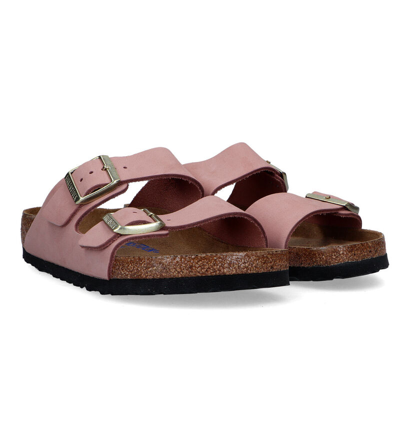 Birkenstock Arizona Nu-pieds en Mauve pour femmes (322541)