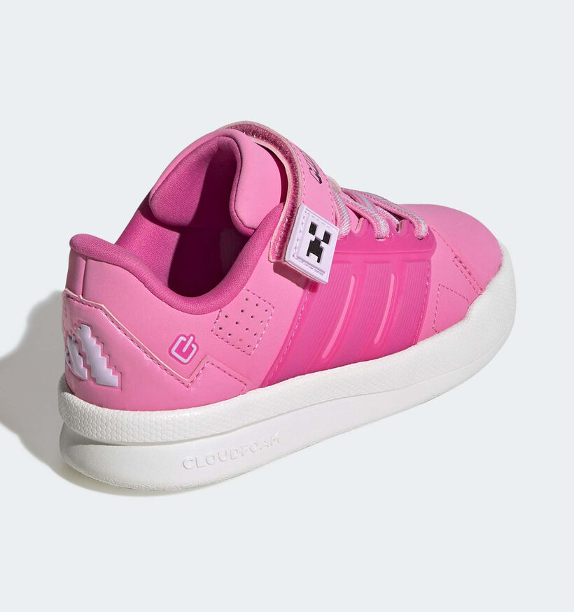 adidas Minecraft Lightorama Baskets basses en Rose pour filles (375465)
