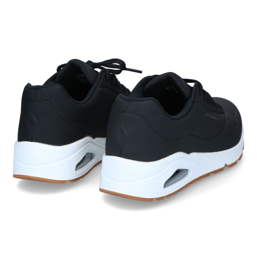 Skechers Uno Stand On Air Zwarte Sneakers voor heren (350318) - geschikt voor steunzolen