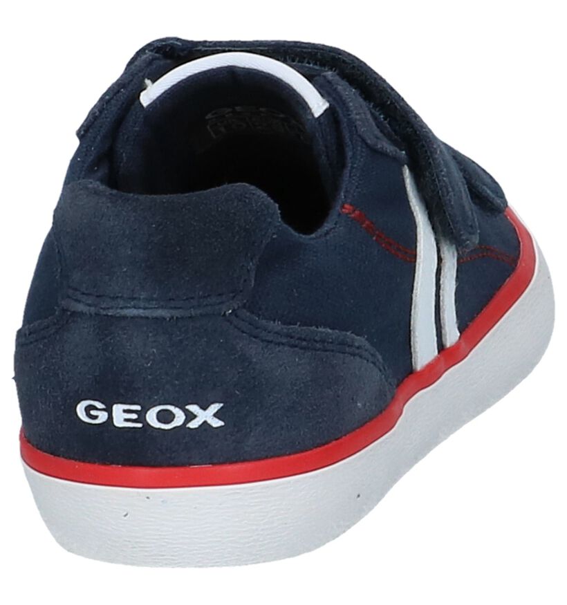 Geox Chaussures basses en Bleu foncé en daim (237936)