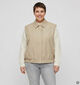 ONLY Carmakoma Lissy Beige Ritsvest voor dames (381923)