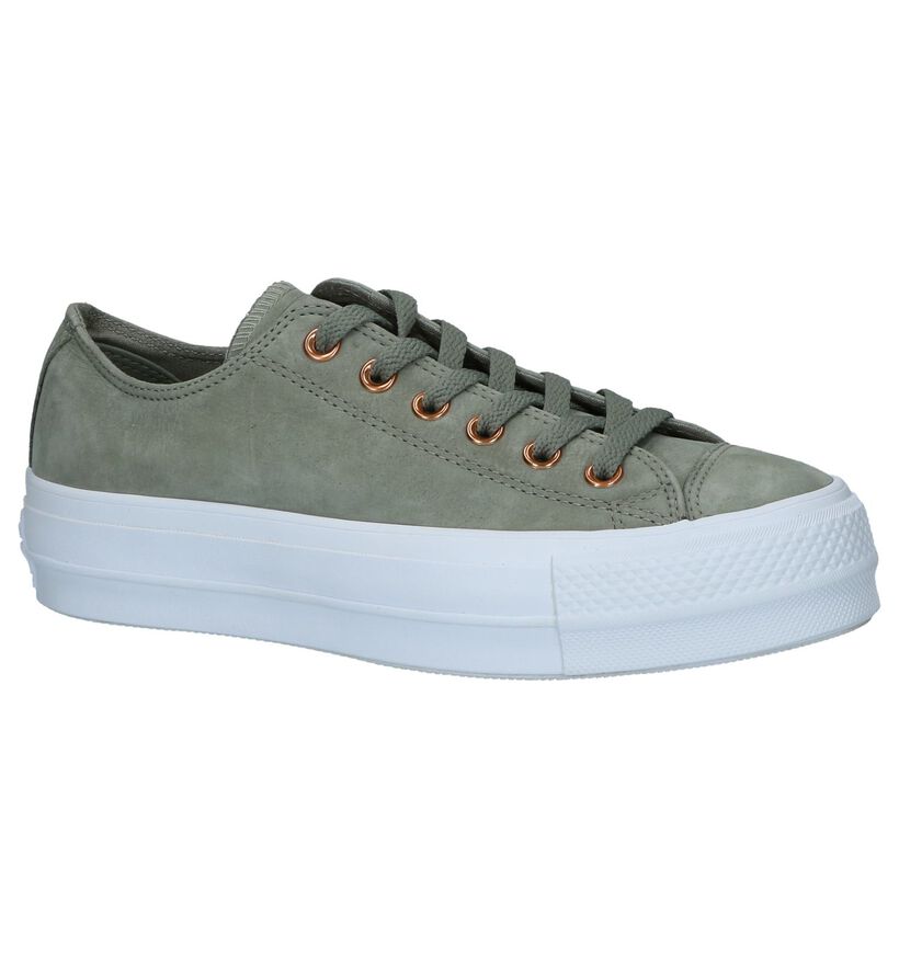 Converse Chuck Taylor All Star Lift Baskets basses en Pastel en nubuck (235601)