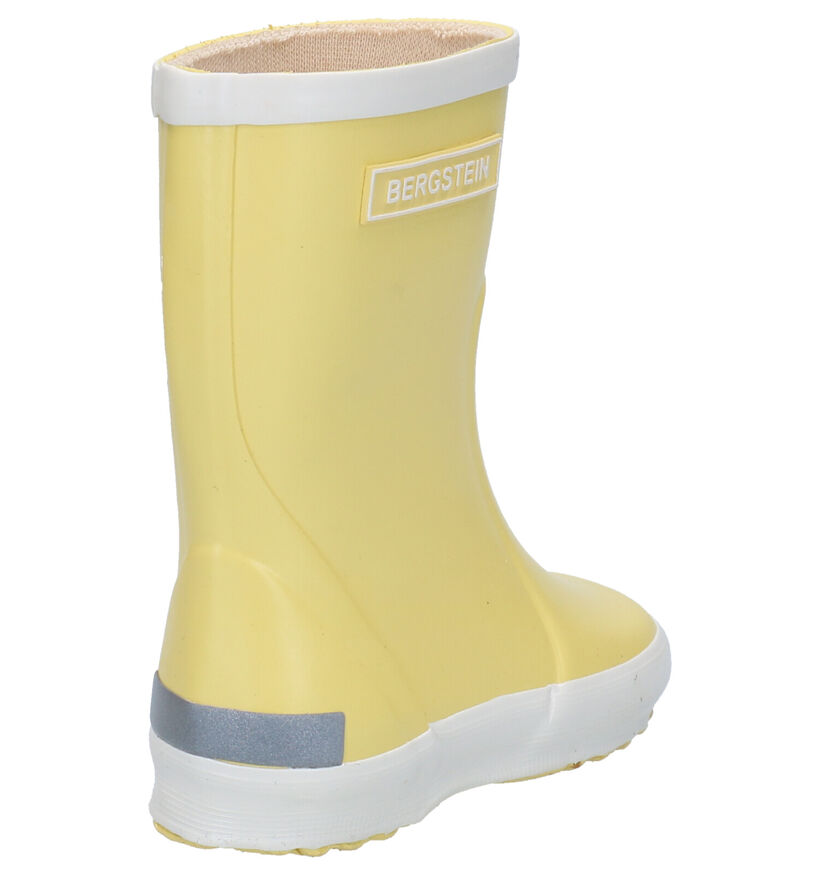 Bergstein Bottes de pluie en Jaune pour filles, garçons (280577) - pour semelles orthopédiques