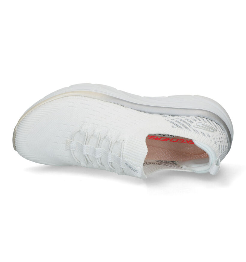 Skechers D'Lux Walker Slip - on Baskets en Blanc pour femmes (319362)