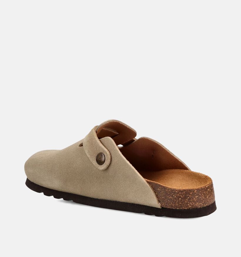 Scholl Nu-pieds plates en Beige pour femmes (369861)