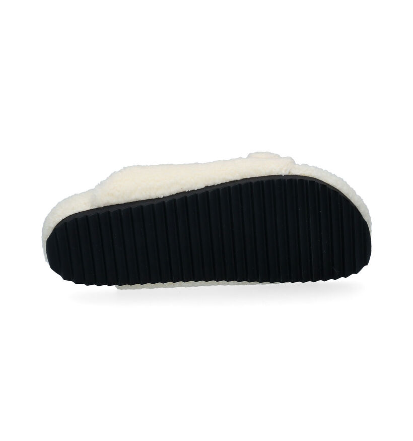 Colors of California Pantoufles ouvertes en Beige pour femmes (300190)