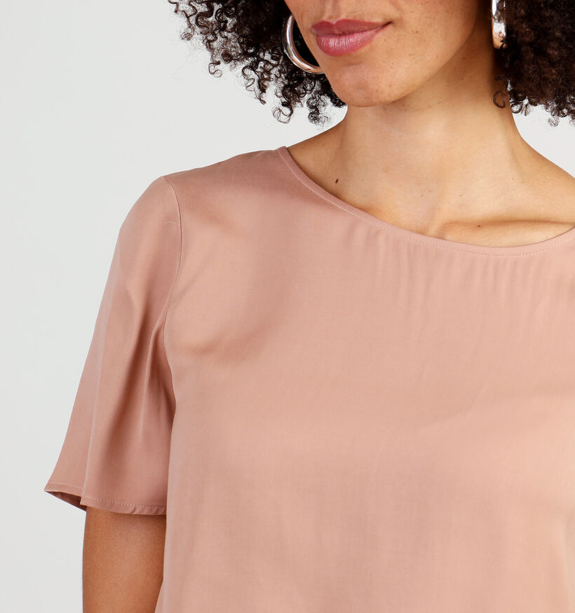 comma Beige T-shirt voor dames (341694)
