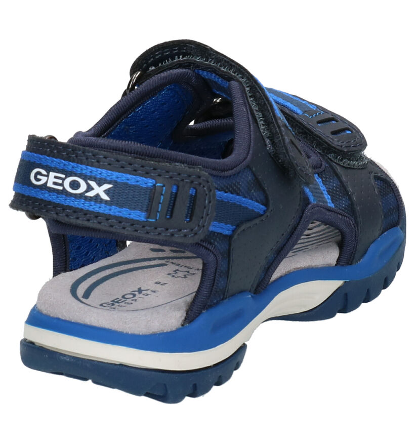 Geox Sandales en Bleu foncé en simili cuir (267484)