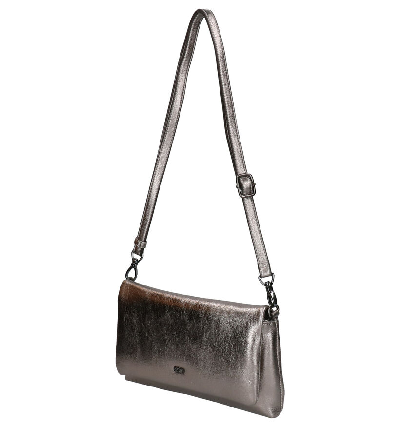 BOO! Brazzle Zilveren Crossbody Tas in kunstleer (300704)