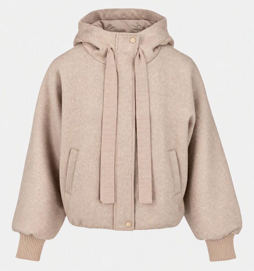 Ador&eacute; Ofelia Manteau court en Beige pour femmes (384069)