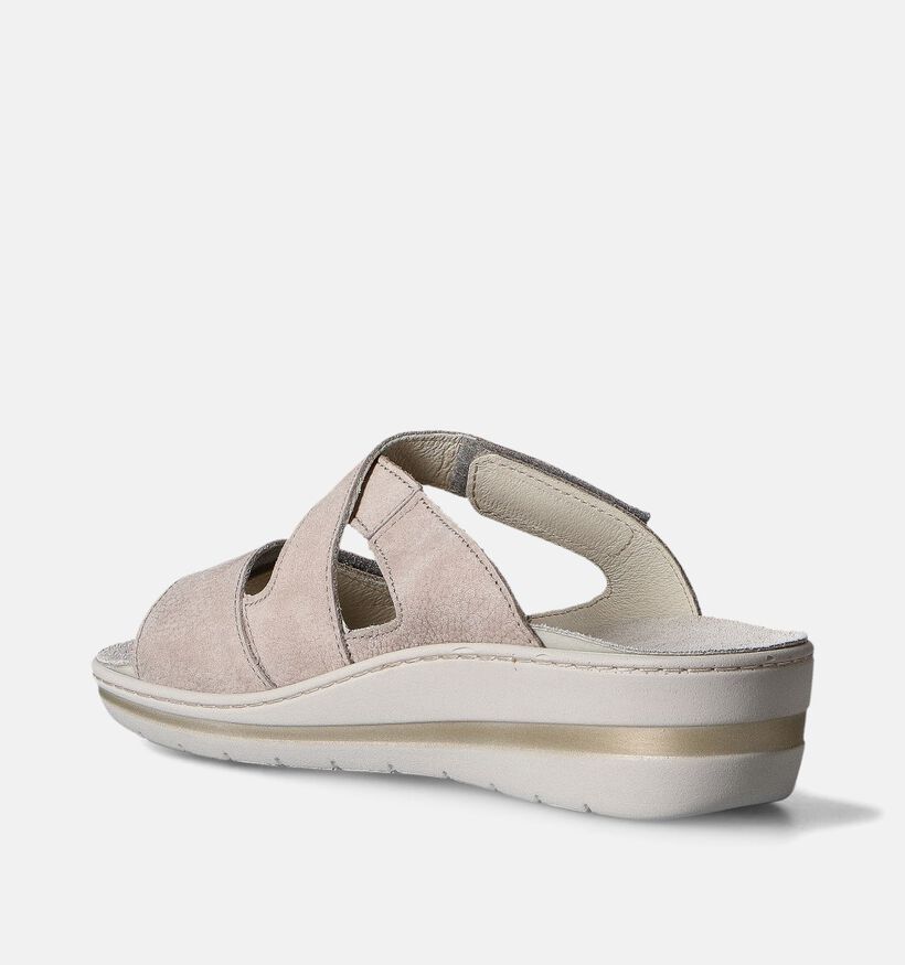 Hush Puppies Tutos Beige Slippers voor dames (357584) - geschikt voor steunzolen