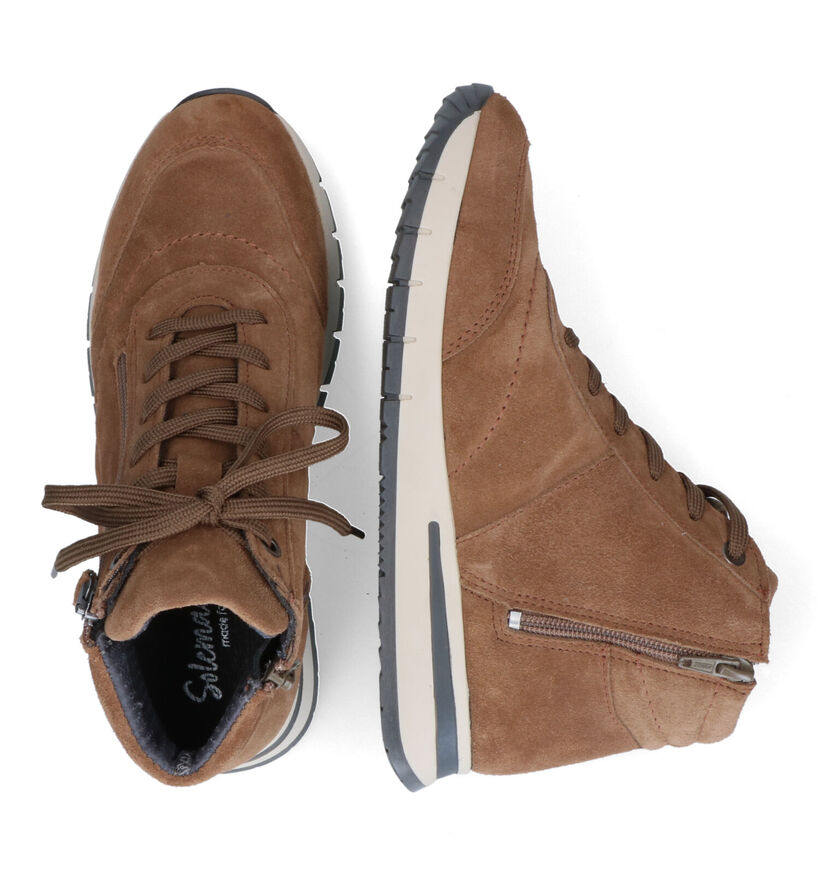 Solemade Carissa Cognac Sneakers voor dames (315837) - geschikt voor steunzolen