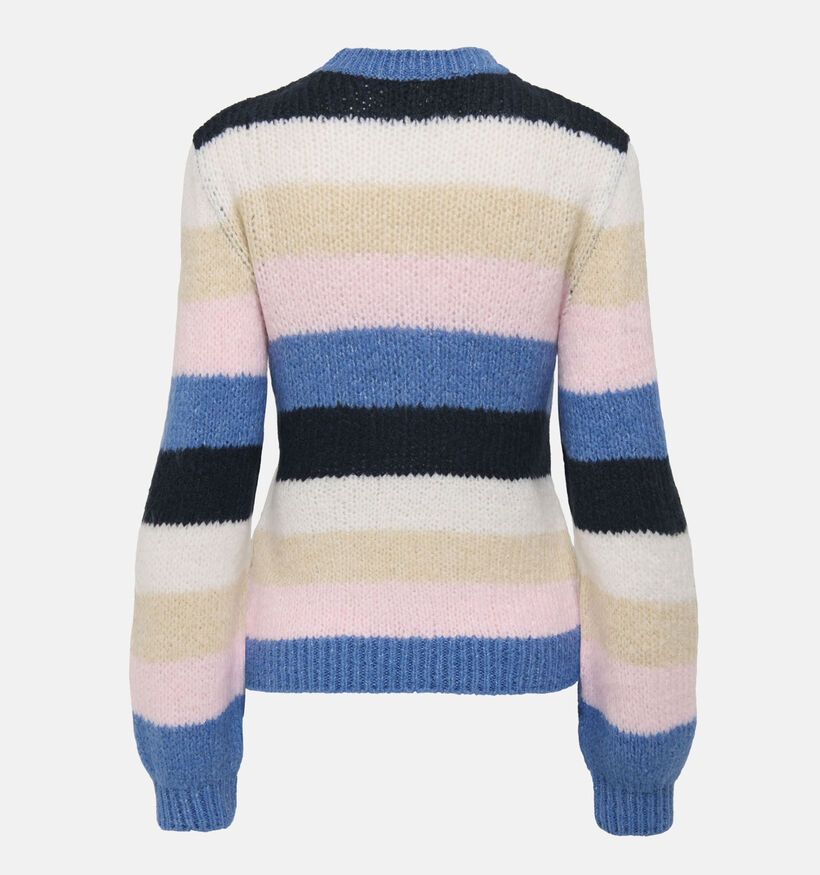 JDY Dinea Blauwe/Witte Trui met Strepenprint JDY Dinea Blauwe/Witte Trui met Strepenprint voor dames (359867)