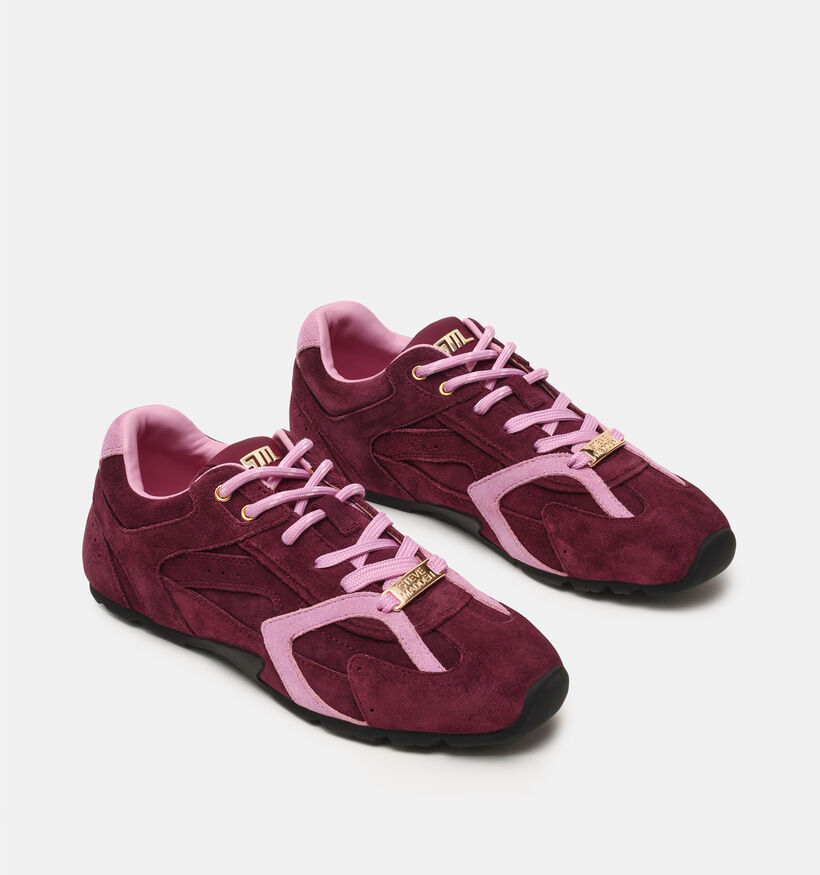 Steve Madden Asiel Bordeaux/Roze Sneakers voor dames (378166) - geschikt voor steunzolen