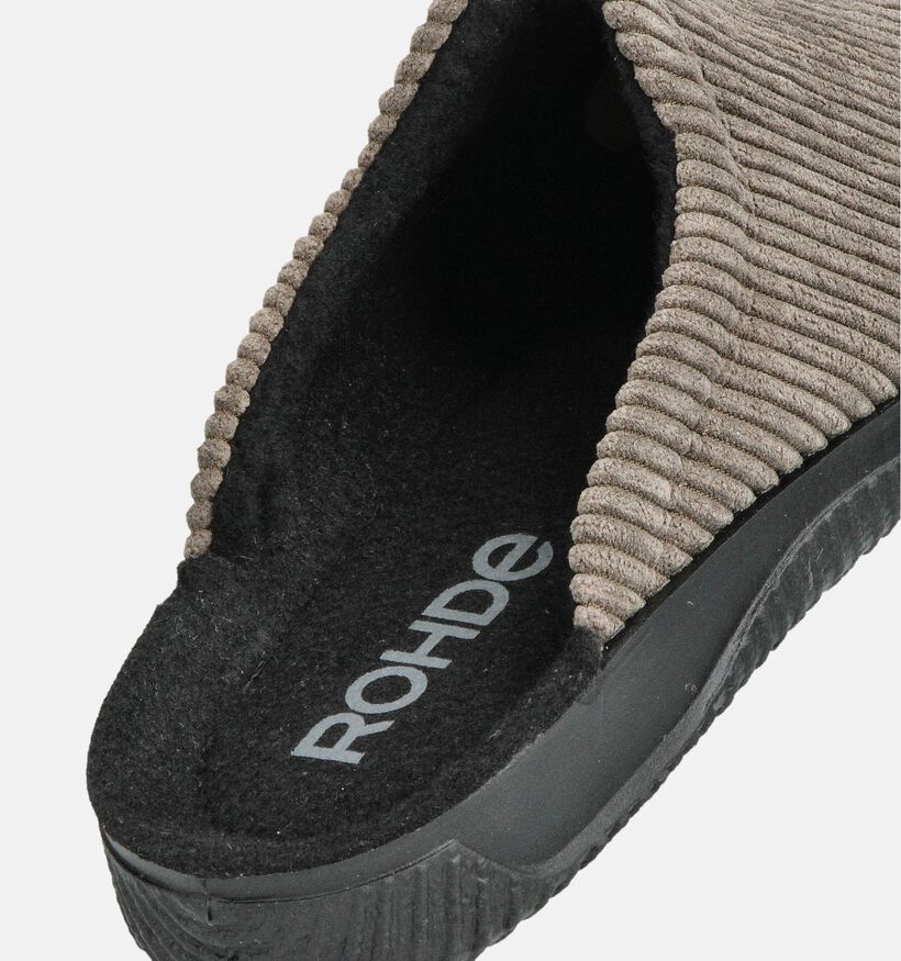 Rohde Taupe Open Pantoffels voor heren (365505)