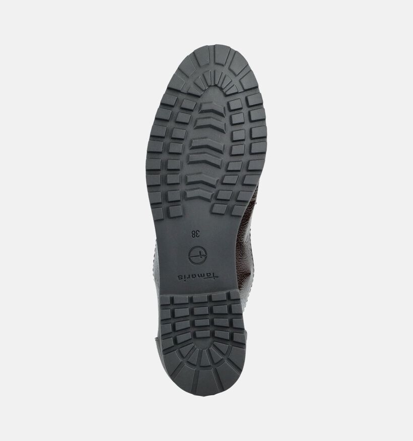 Tamaris Touch It Chaussures plates en Brun fonc&eacute; pour femmes (376703)