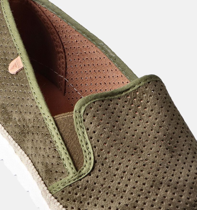Verbenas Boris Hole Gallery Mocassins en Vert khaki pour hommes (357754)