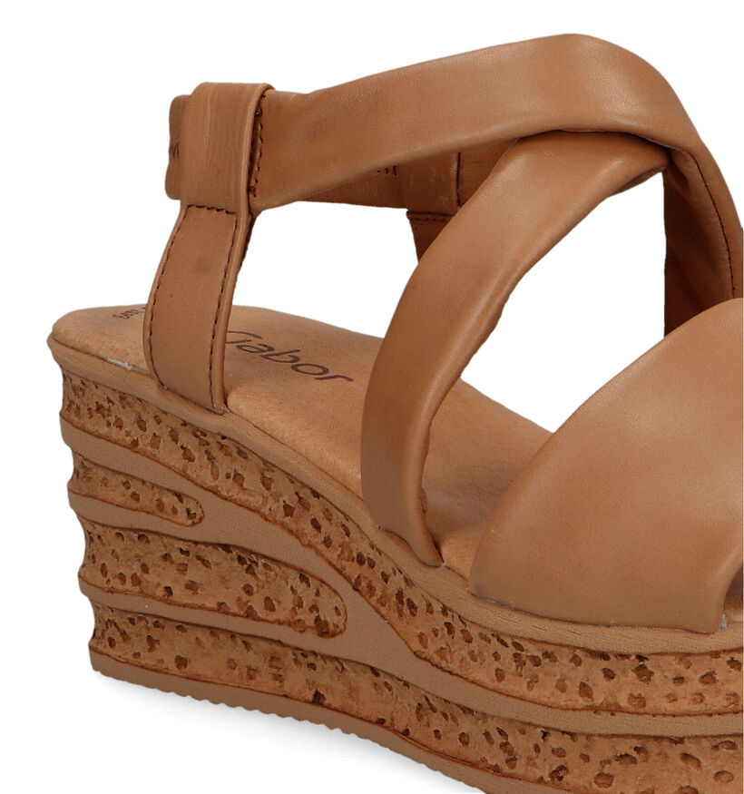 Gabor Best Fitting Sandales en Camel pour femmes (323221)