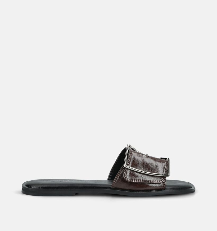Laurent David Bruine Slippers voor dames (378278)