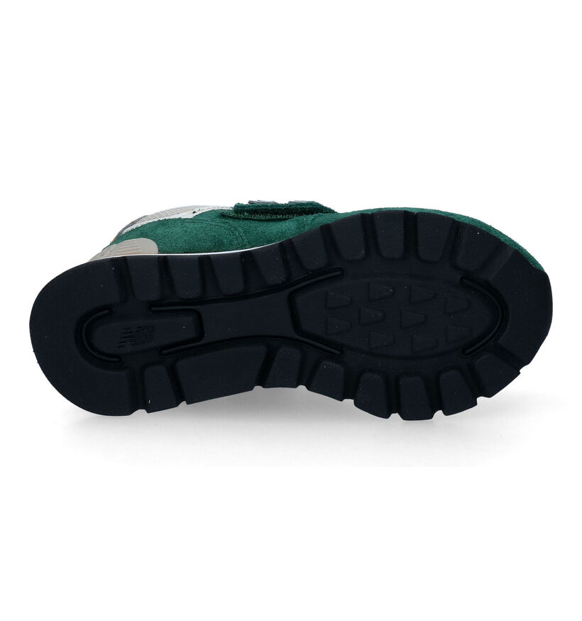 New Balance PV574 Baskets en Vert pour garçons (312318) - pour semelles orthopédiques