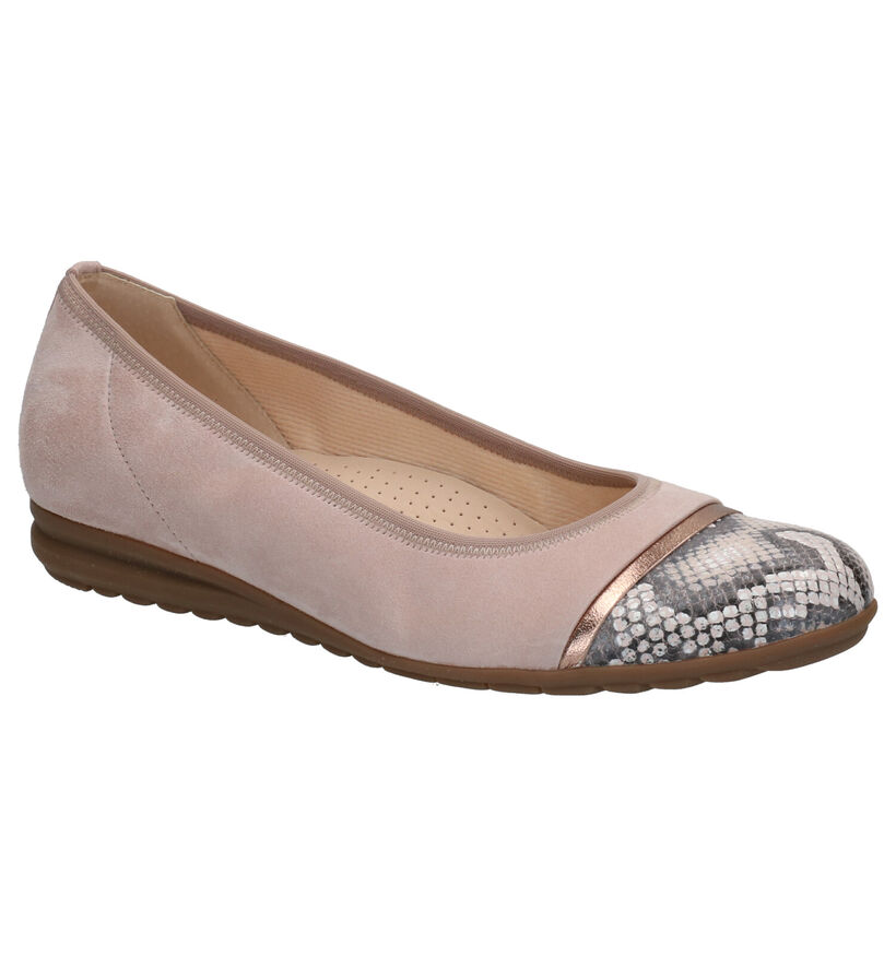 Gabor Ballerines en Beige en daim (271492)