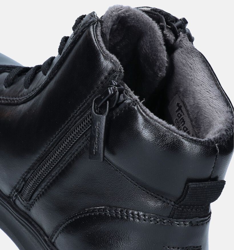 Tamaris Comfort Zwarte Hoge sneakers voor dames (344508) - geschikt voor steunzolen