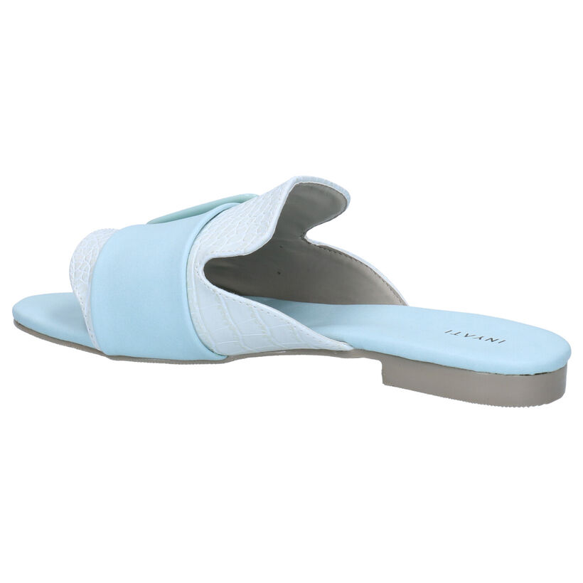 Inyati Nathalie Mules en Bleu en simili cuir (274471)