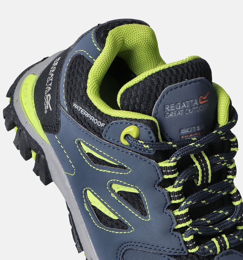 Regatta Holcombe Low Jnr Blauwe Wandelschoenen voor jongens (361292)