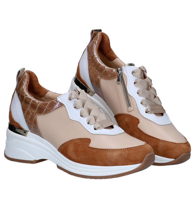 Softwaves Baskets casual en Cognac en cuir (289942)