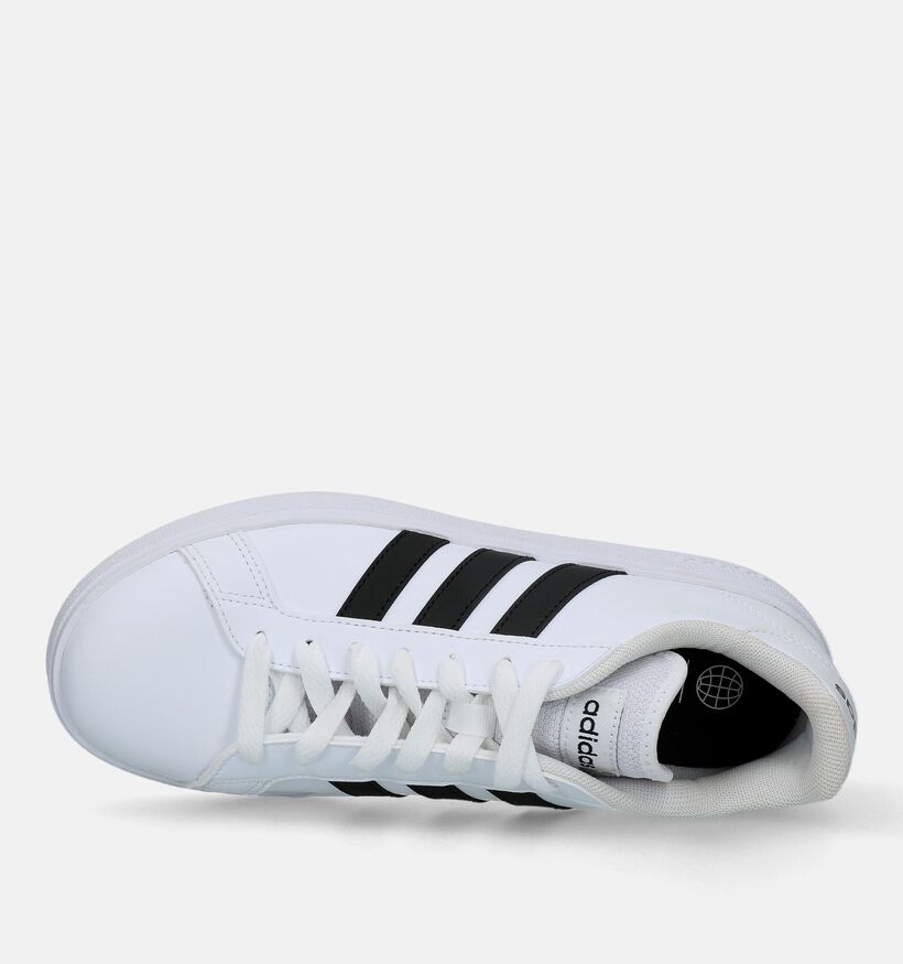 adidas Grand Court Base Baskets en Blanc pour femmes (324514) - pour semelles orthopédiques