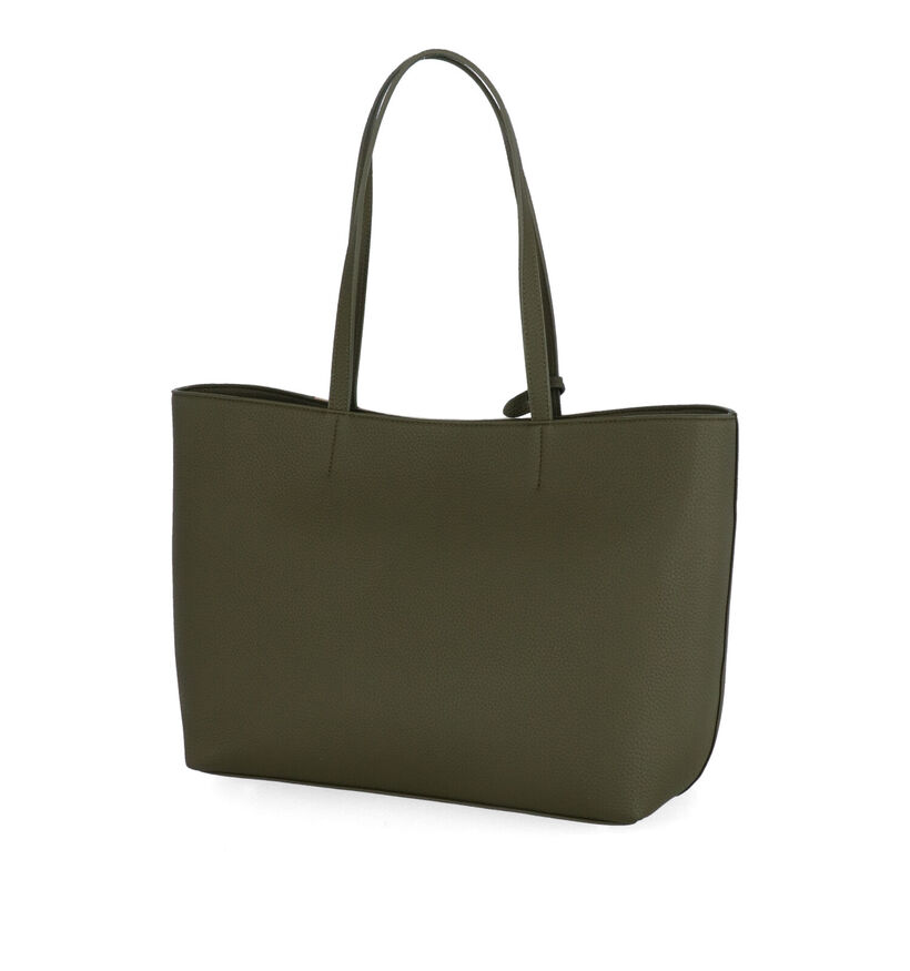 Kisses of Pearl Chloe Zwarte Shopper Tas in kunstleer (299145)