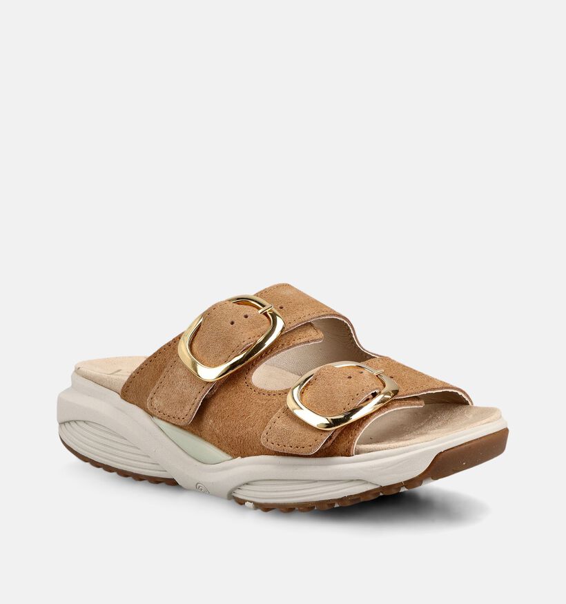 Xsensible Mykonos Nu-pieds en Marron pour femmes (373023) - pour semelles orthop&eacute;diques