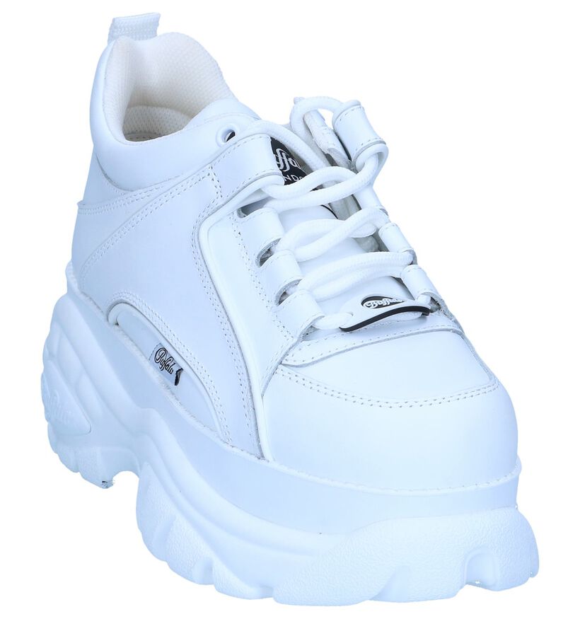 London Baskets basses en Blanc en cuir (240558)