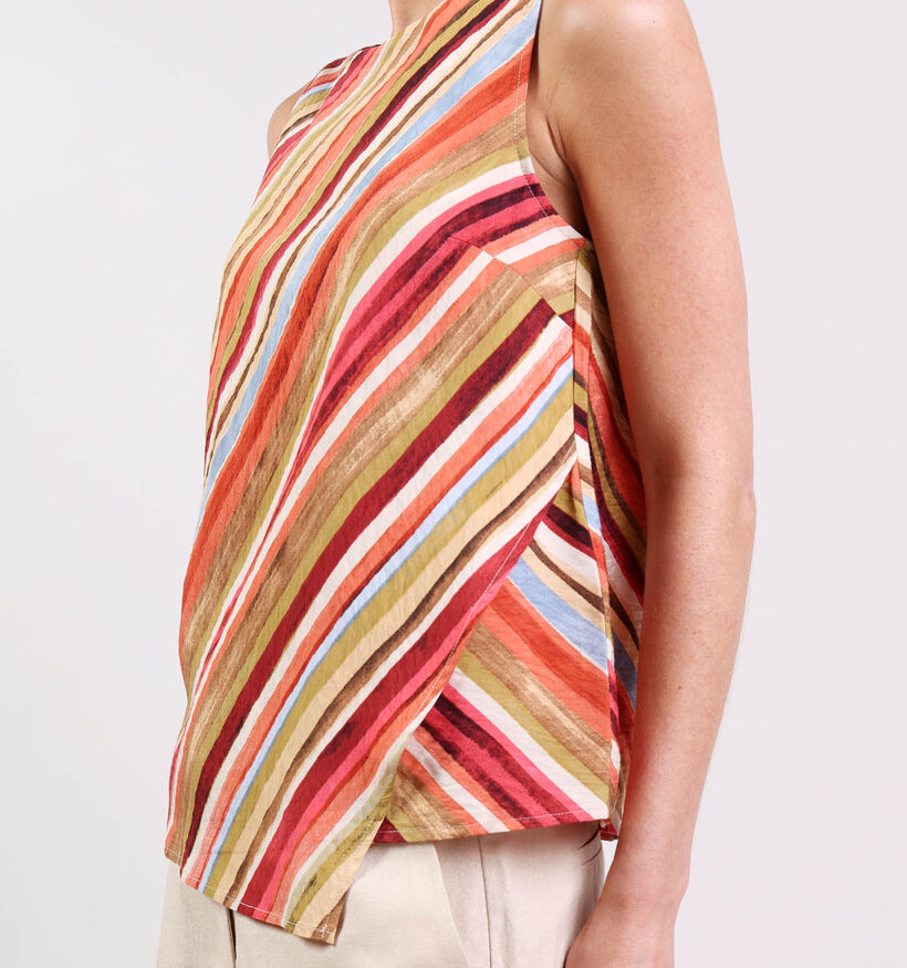 Vero Moda Vita Ellie D&eacute;bardeur en Orange pour femmes (374956)