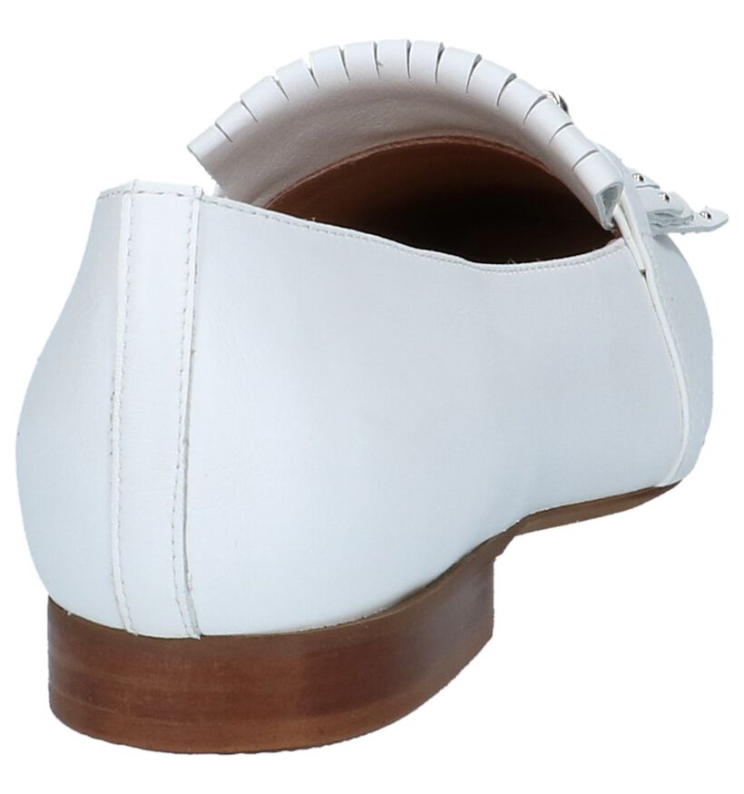 Witte Mocassins met Franjes Pedro Miralles, , pdp