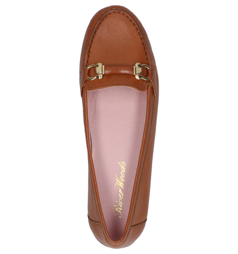 River Woods Ava Cognac Mocassins in leer (271175)