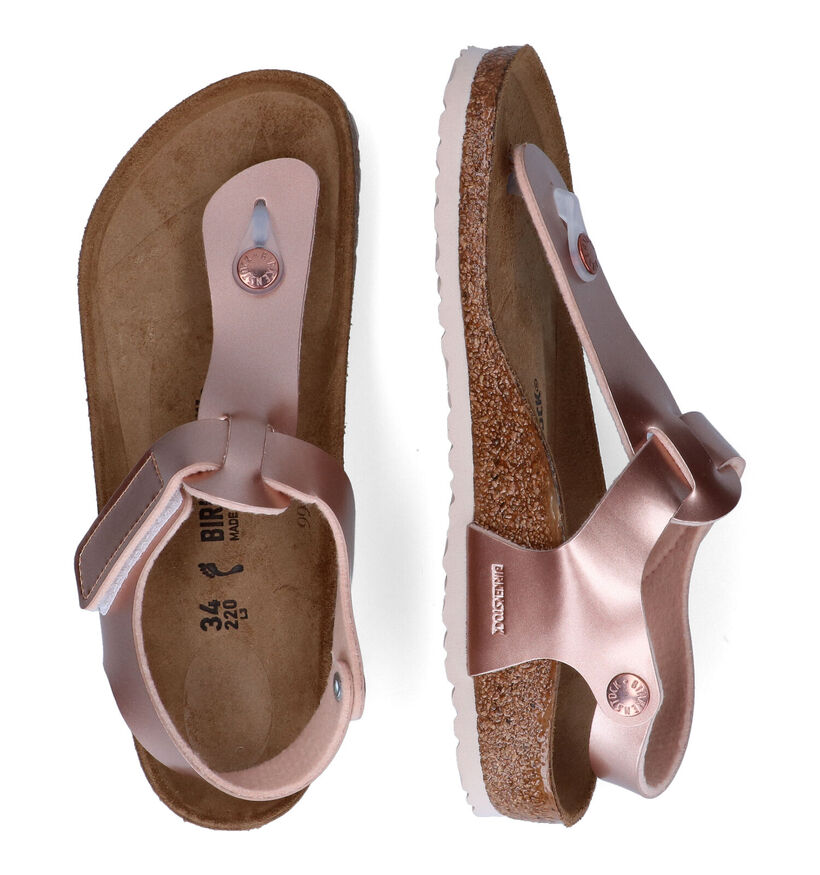 Birkenstock Kairo Sandales en Rose en simili cuir (286791)