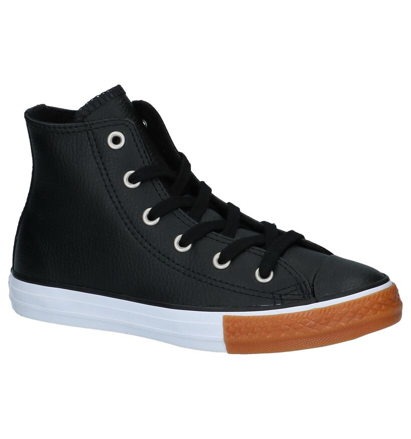 Hoge Geklede Sneakers Zwart Converse Chuck Taylor All Star High, Zwart, pdp