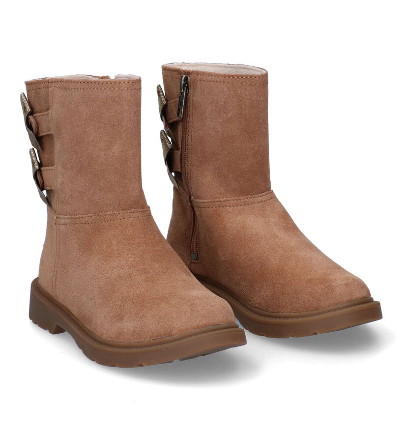 UGG Tillee Cognac Korte Laarzen in daim (294901)