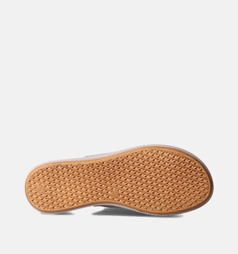Fly Flot Nu-pieds compensées en Beige pour femmes (357737)