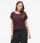 Vila Dreamers New Pure Bordeaux T-shirt voor dames (378466)