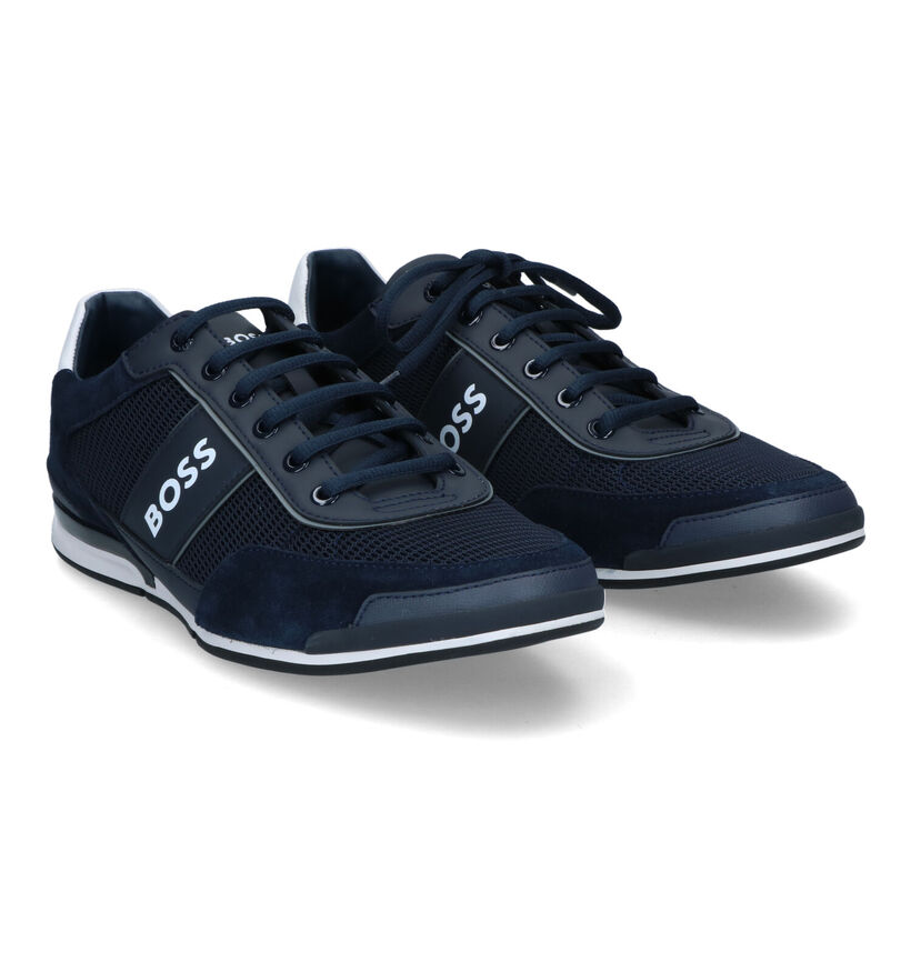 Boss Saturn Slow Chaussures à lacets en Bleu pour hommes (318705) - pour semelles orthopédiques