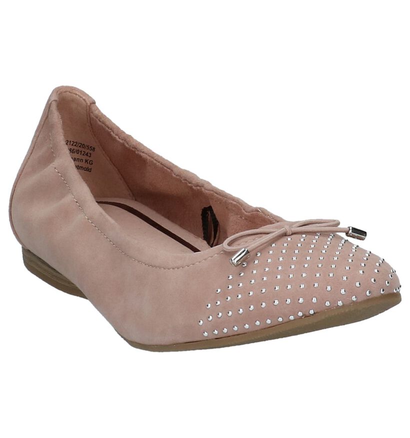 Tamaris Ballerines en Rose en nubuck (214265)