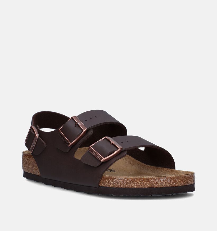 Birkenstock Milano Sandales en Marron pour hommes (351144)