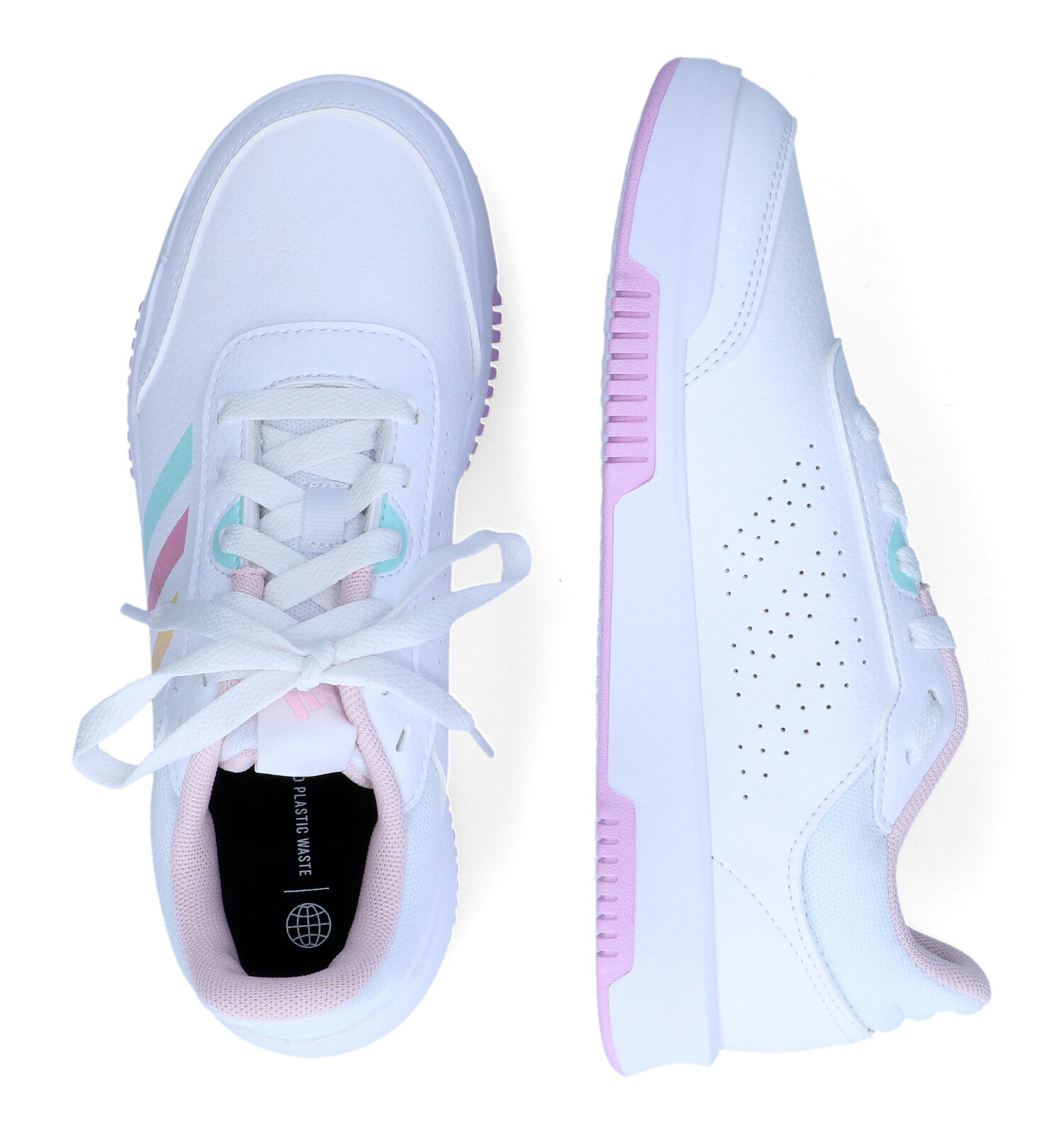 adidas Tensaur Sport Witte Sneakers Meisjes Sneakers Sportschoenen Online op TORFS.BE