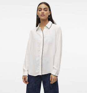 Vero Moda Conna Chemise en Blanc pour femmes (349072)