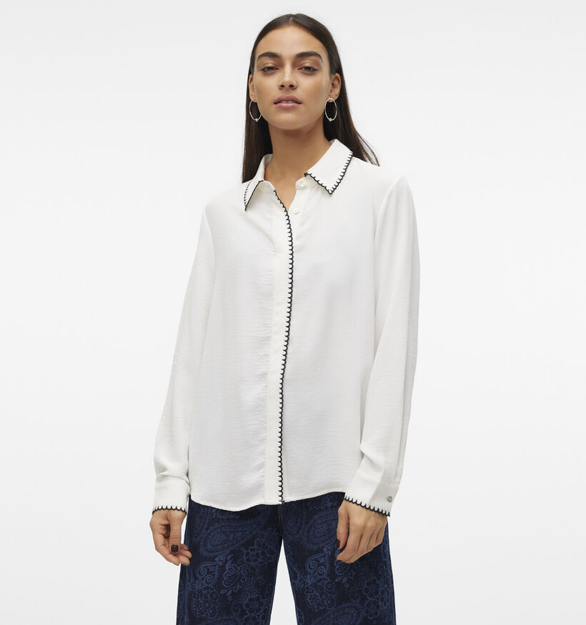 Vero Moda Conna Wit Hemd voor dames (349072)